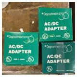 (3) Dept 56  AC/DC adapters