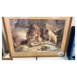 Picture of girl and animals