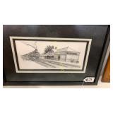 Loudonville train station sketch