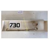 10K necklace, 10K Sardonyx ring