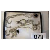 Necklaces, earrings, pendant