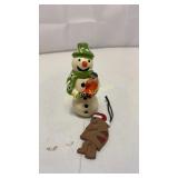 Snowman figurine