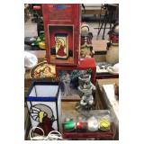 Christmas ornaments, stained glass Lighted