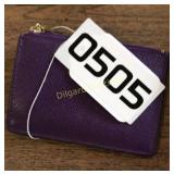 Small wallet with id location and zipper area