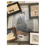 Original Mary Reilly painting and cat pictures