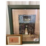 Framed personal message and Molly