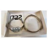 Sterling watch and bracelet