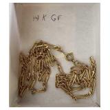 14 K G. F. necklace