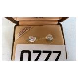 The San Marino Rose 14K G. F. 14K Posts