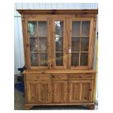 Ethan Allen China cabinet with lights