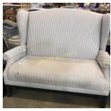 Love seat striped pattern