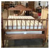 Antique Spool bed with head board and foot board.