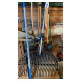 Rakes, sledgehammer, more