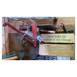 Clay thrower and pigeons