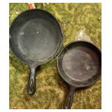 6.5in and 8in skillets