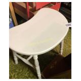 Painted wooden stool