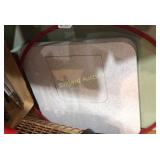 Kids table and hula hoop