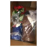 Outdoor light up nativity & window candles