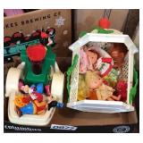 Strawberry Shortcake dolls and Mickey boat