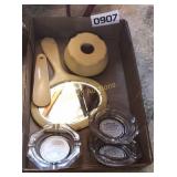 Ashland Home Interior ash tray & celluloid dresser