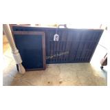 Printers drawer and chalkboard