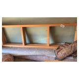 Felt padding, insulation and wood frame