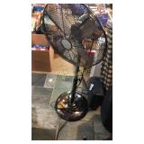 Fan on stand