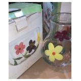 Country garden bowl and pitcher