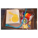 Art supplies and childs toys