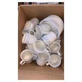 Mugs, plates, and bowls set