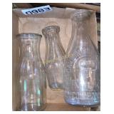 Canton Pure Milk Company and vases