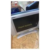 Magnavok TV (15in), Dell monitor, and JVC DVD