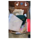 Cross-stitch patterns, wooden wall calendar, more