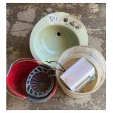 Misc sink and mop bucket