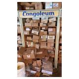 All tile on shelves (NOT tile on floor)