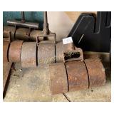 (2) 100 LB Linoleum rollers (one without handle)