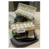 Golf balls and club cover