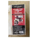 Spare tire carrier for trailers