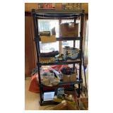 5 shelf plastic shelving unit