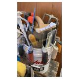 Notched trowels, misc. tools