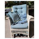 Wicker rocker