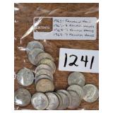 (19) Kennedy & Franklin Half dollars