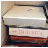 Empty three ring binders