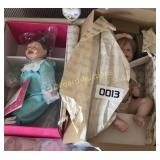 (2) collectible dolls