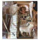 Collectible doll and lamb
