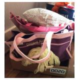 Doll crib quilts, bags and small totes