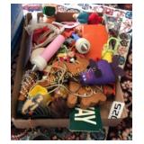 Misc toys, Bibles and plastc street sign