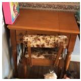 Wooden table with chair ONLY