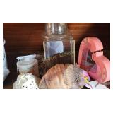 Candle holders, coconut and more