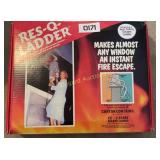 Window fire escape ladder